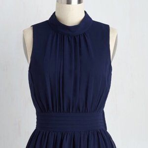 Modcloth Navy Sleeveless Dress - Never worn!